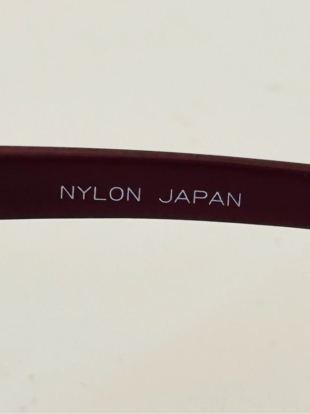 Vintage Japanese nylon frame, sunglasses unbranded
